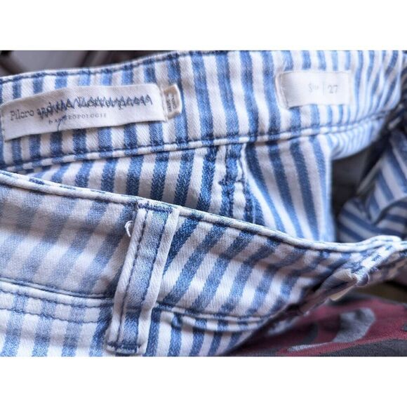 Anthropologie Pilcro and the letterpress high rise timeless railroad striped ank - Picture 8 of 10